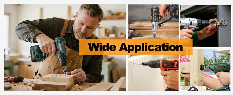 SEESE 2 Pcs Strong Magnetic Screw Ring, 1/4 Inch/ 6.35 mm Universal Magnetic Screw Ring Bit for Hex Screwdriver and Power Bits