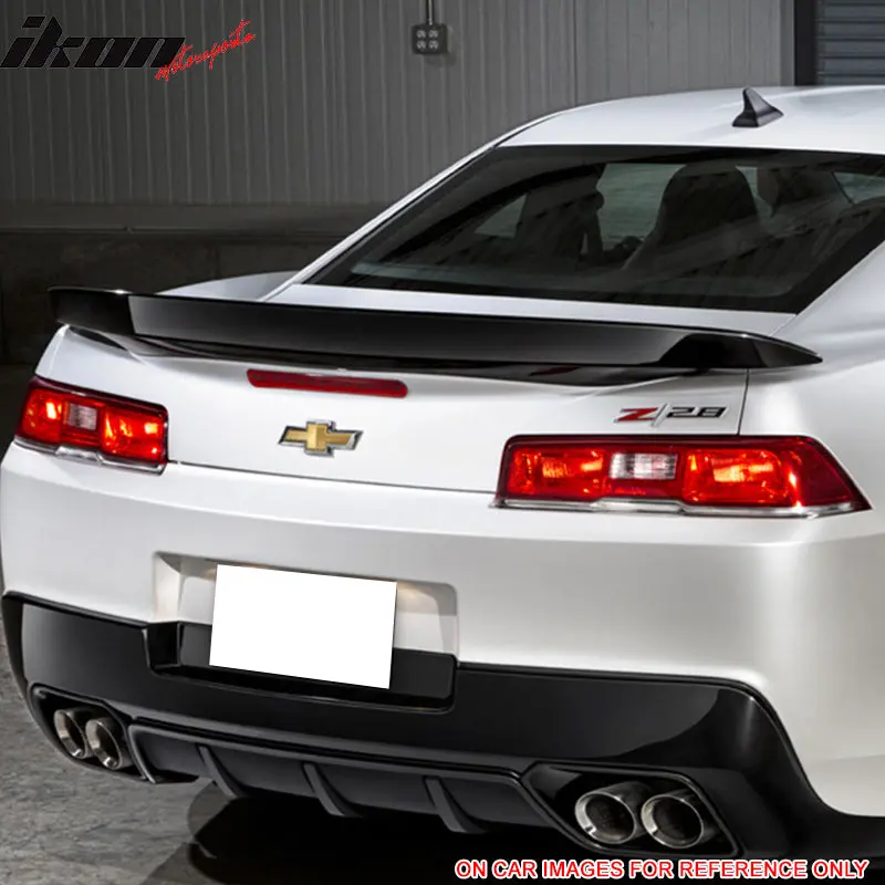 Trunk Spoiler for Chevrolet Camaro 2014-2015 Flush Mount Painted Color ABS