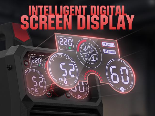 YESWELDER CUT-65DS-PLUS 110/220V Non-HF Plasma Cutter 65Amp | Non-Touch Pilot Arc & Central Connector Torch | 4-in-1 Multi-Functional Metal Cutting Machine with Plate/Grid Cutting, Gouging & Marking