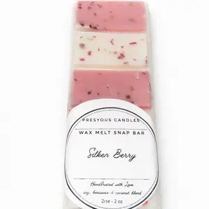 2 oz Wax Melt Snap Bar – Soy, Beeswax & Coconut Wax – Choose Your Scent
