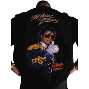King of pop Michael Jackson Glove Streetwear Boxy , King of pop, MJ Unisex Y2K Shirts, Opium shirt, Graphic Tee, Hip hop, Rapper, Gift for fan,