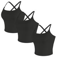 Adjustable Straps & Thicker Fabric - 3PCS - 3Black