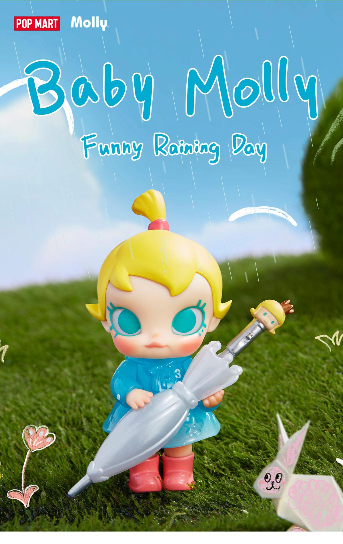 Baby Molly Funny Raining Day Figure