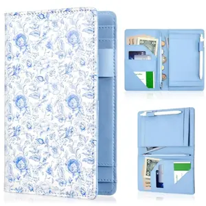 Server Book with Zipper Pocket and Money Pockets for Waitress 7.9" x 4.7"