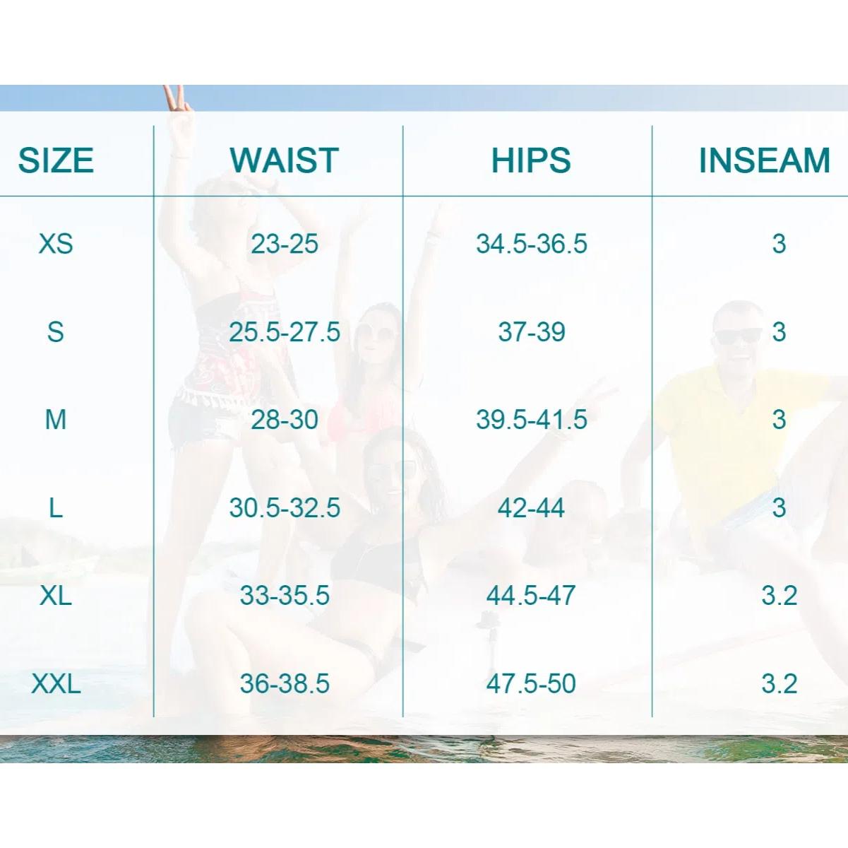 G Gradual Women's 3" High Waisted Swimmingtrunks with Pockets Quick Dry Swimtrunks with Liner Swimsuit Bottoms for Women Swim Board Shorts Swimmingshorts Swimset