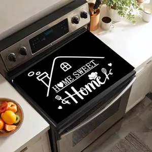 1pc Stove Cover with for home Sweet for home Design - Heat-Resistant Non-Slip Washable Felt Pad, & Kitchen Stove Protector, Scratch-Resistant Appliance Cover for Gas/Oven Stoves, Decorative Kitchen Decor, Ideal Housewarming Gift