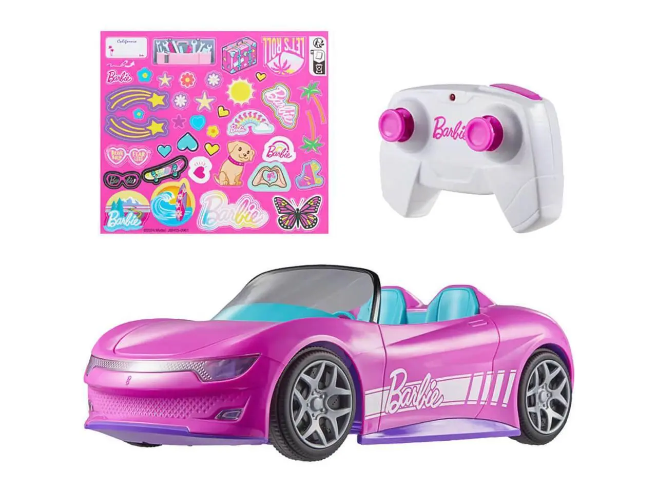 Mattel Hot Wheels R/C 1:12 Barbie Convertible Vehicle