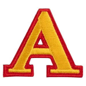 3D Puff Letter A Patch