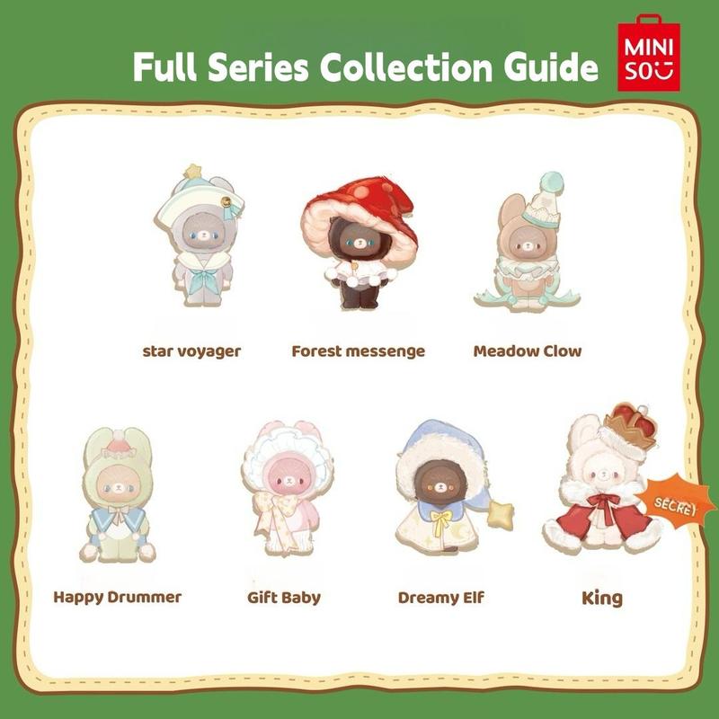 KUMARU Fairy Tale Town Series Plush Blind Box - Soft Vinyl Doll, Trendy Collectible,Room Office Decor, Perfect Gift For Friends and Family