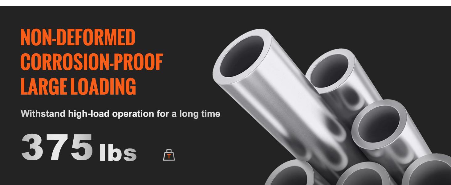 VEVOR Telescoping Ladder, Aluminum One-button Retraction Collapsible Extension Ladder, Capacity with Non-slip Feet, Portable Multi-purpose Compact Ladder for Home, RV, Loft, ANSI Liste