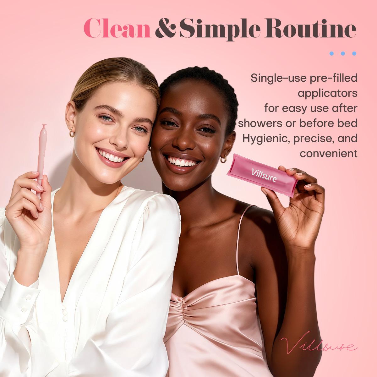 Villsure Intimate Moisture Support Gel with Hyaluronic Acid | 10 pcs | Soft & Soothing Care | Daily care | Self care