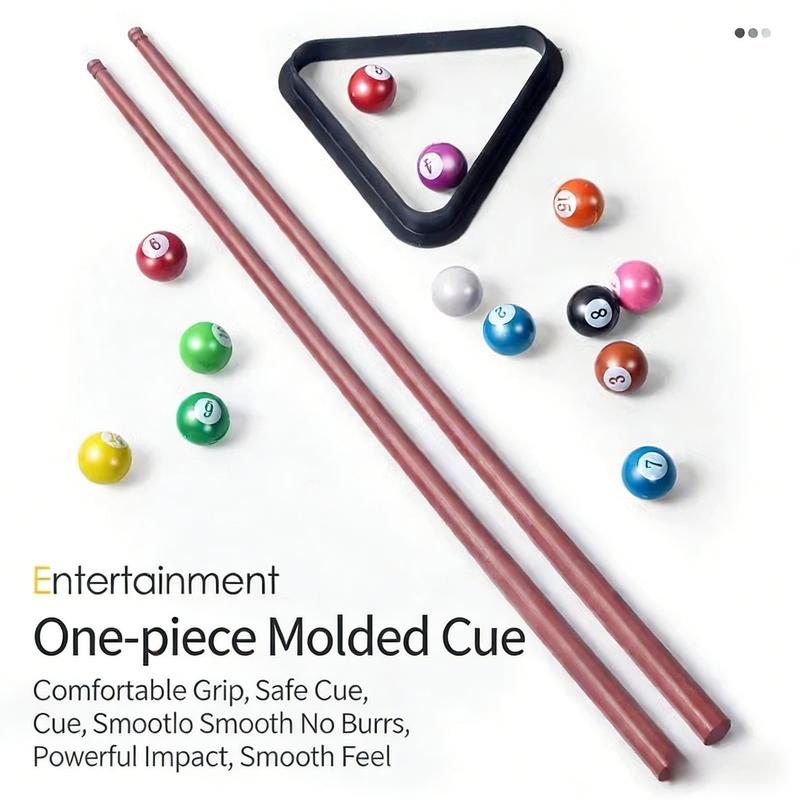 Portable Tabletop Billiards Set Compact Mini Game for Stress Relief Family Fun Three Sizes Ideal for Parties Office Home Entertainment