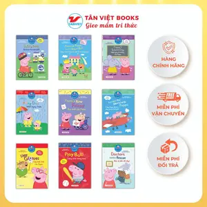 Combo 9 Cuốn - Peppa Pig - Song Ngữ Anh - Việt (Bilingual Peppa Pig in English and Vietnamese)