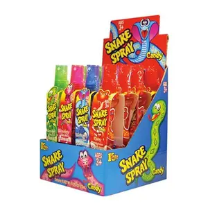 Snake Spray Candy Dispensers, 16-Piece Display