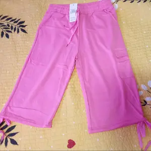 pink ankle length sweat pants