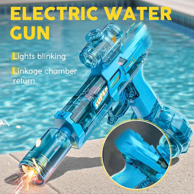 Ultimate Battle Powerful Electric Water Gun, Automatic Squirt Gun with Glowing Realistic Muzzle 320cc High Capacity, Up to 32 FT Range, Outdoor Summer Party Toy for Adults &Kids Toys for Christmas Gift, Halloween Present, Black Friday Gifts Ultimate Battle Powerful Electric Water Gun, Automatic Squirt Gun with Glowing Realistic Muzzle 320cc High Capacity, Up to 32 FT Range, Outdoor Summer Party Toy for Adults &Kids Toys for Christmas Gift, Halloween Present, Black Friday Gifts