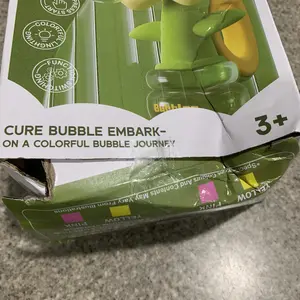 Bath toy, Summer Toy Gift for Indoor Outdoor Birthday Wedding Party,Bubble Machine for Adults Kids,Seven-color Flower Bubble Machine，Handheld Design，Night Light ，Large Bubble Output，usb rechargeable， Sunflower， Portable Round，Colorful Multifunction Play