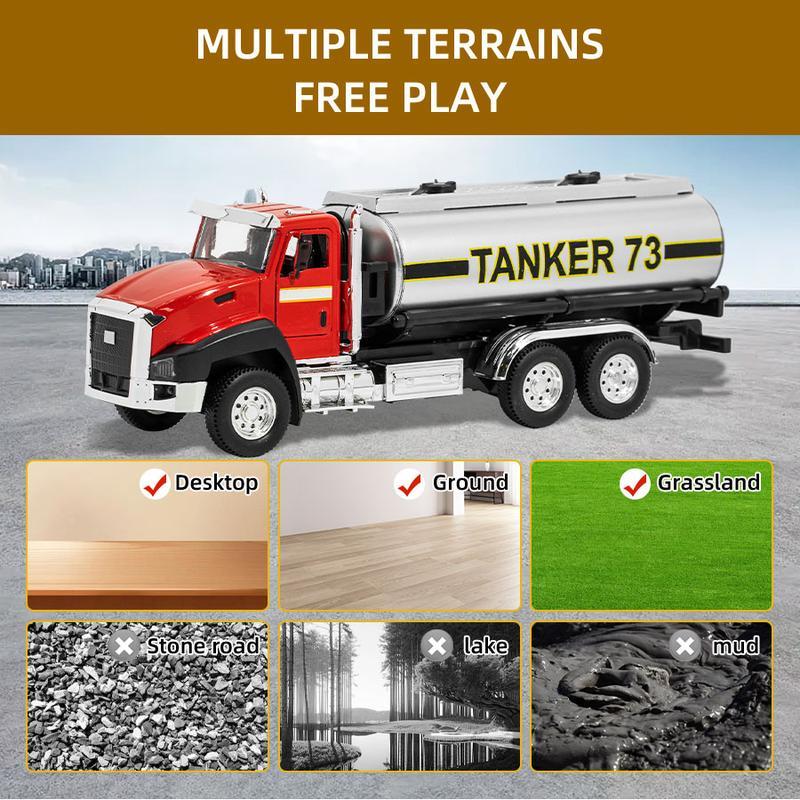 3-in-1 1:50 Die-Cast Metal Model Car Set Construction Vehicles City Traffic Trucks Fire Engines Ideal Gift for Kids