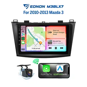 EONON Car Stereo for Mazda 3 Mazda speed 3 2010, 2011, 2012, 2013, Wireless CarPlay & Android Auto Car Radio Touch Screen, 9" Android 13 Car head unit, Bluetooth, Steering wheel controls, Backup camera, plug and play, Jumpstart Sale - M3BLX7 / M3BLX6S