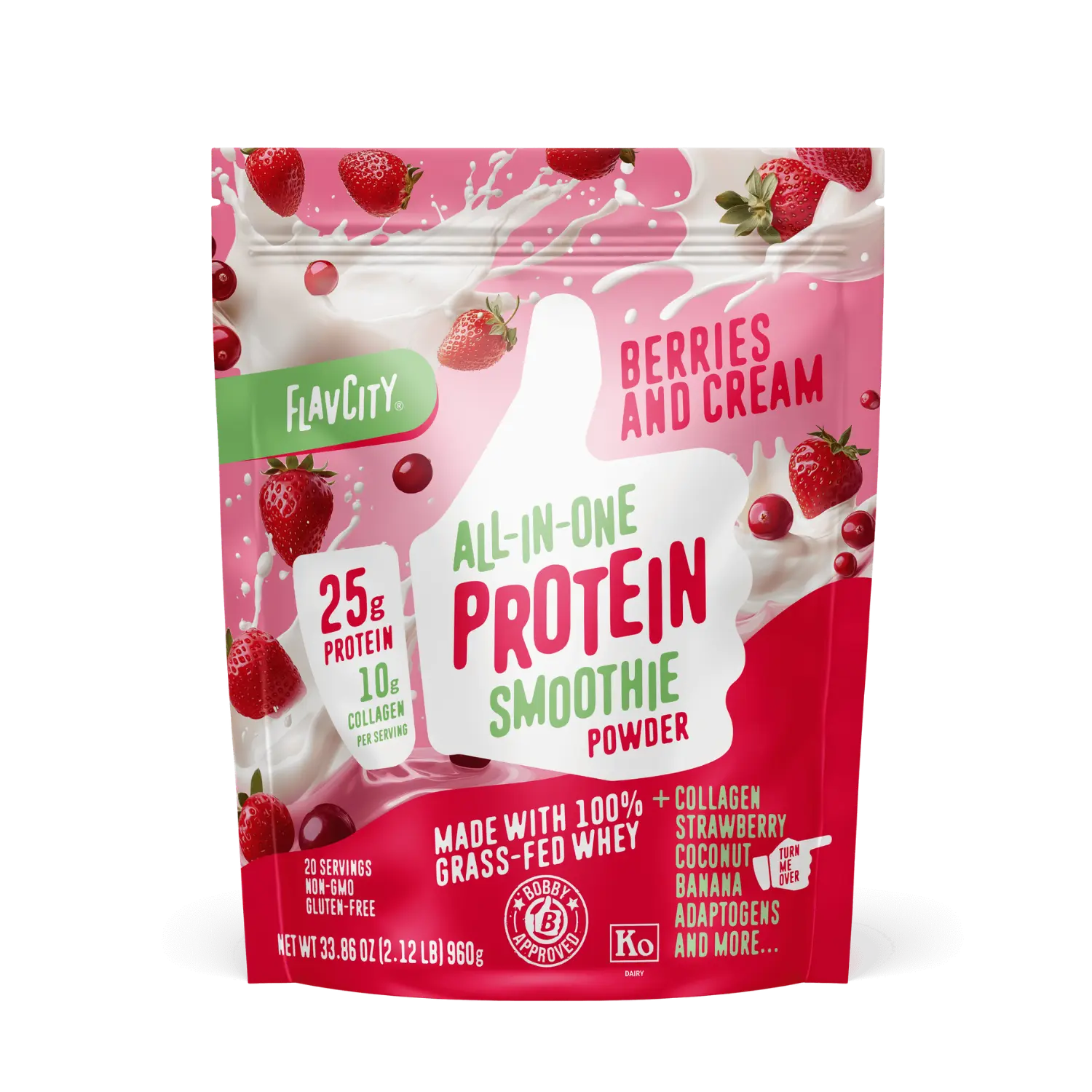 Berries & Cream Protein Smoothie Supplement Flavor