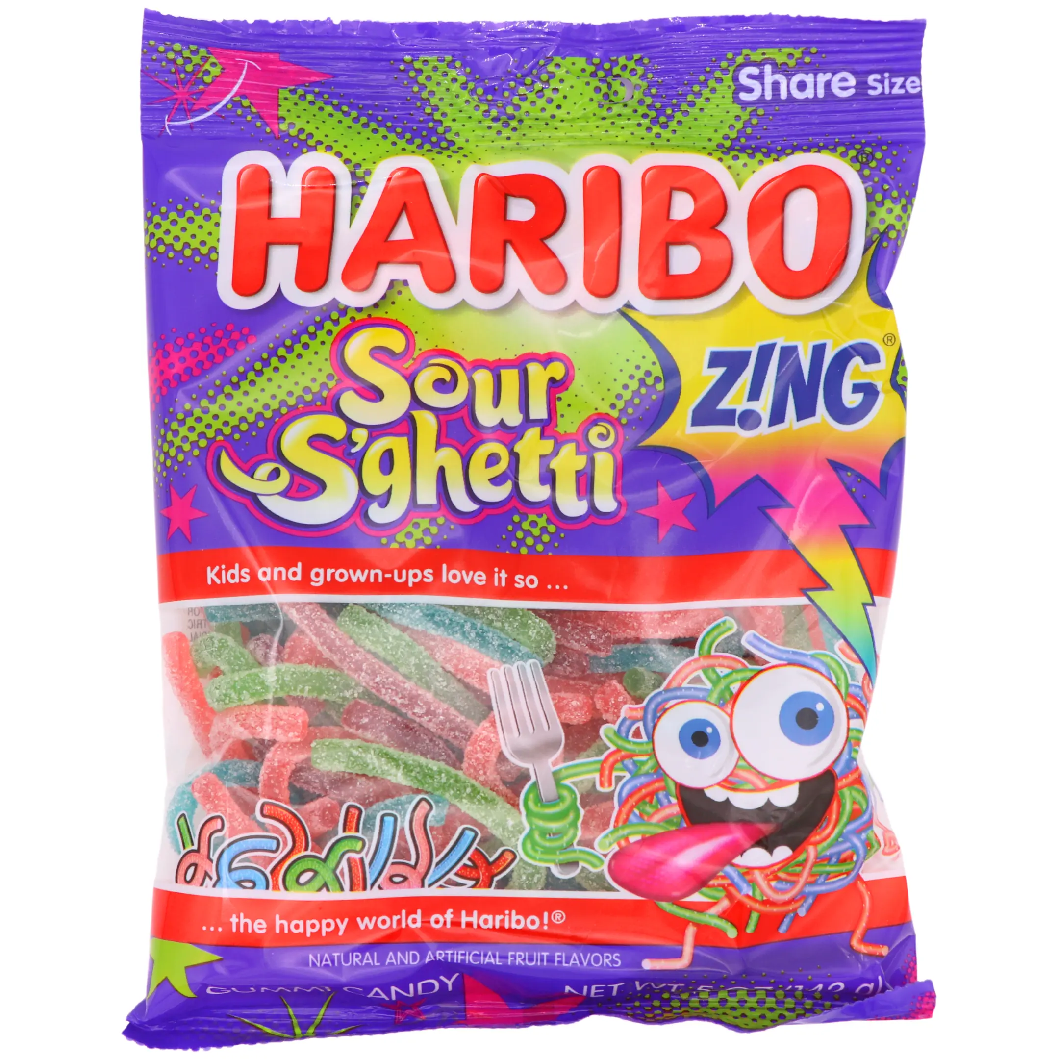 Haribo Sour S'ghetti Gummy Candy