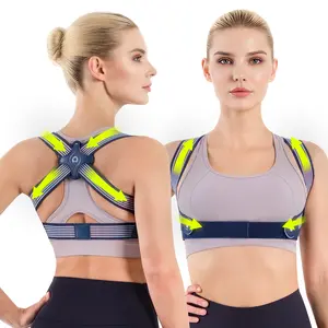 Back Posture Corrector for Women & Men, Adjustable Shoulder Support Brace for Hunchback, Clavicle and Upper Back Pain Relief