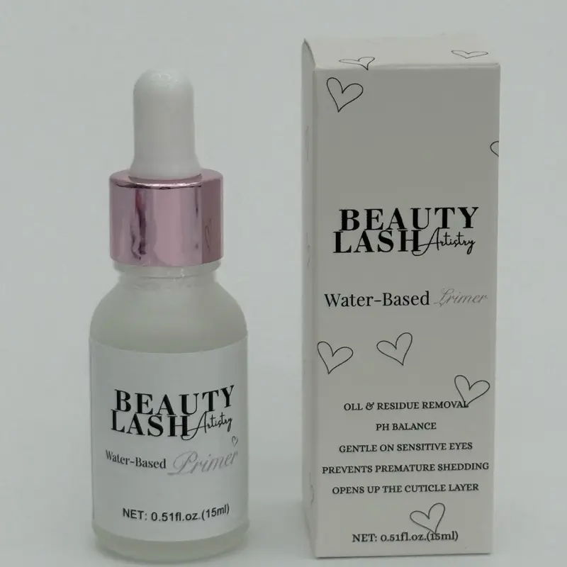 Lash Primer for Eyelash Extensions  Application