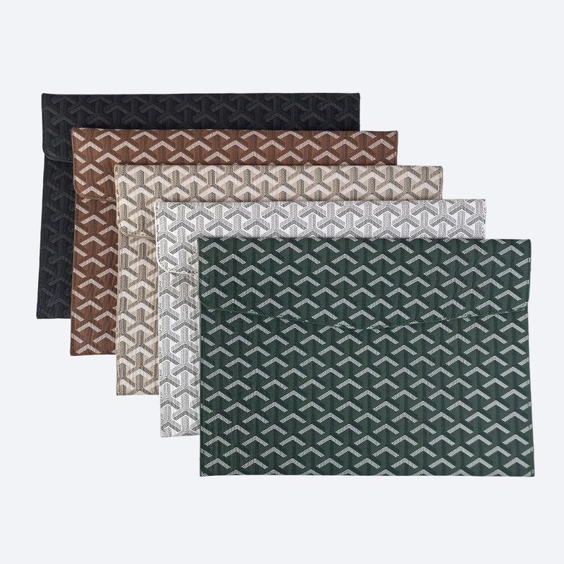 13.3-Inch Laptop Sleeve Padfolio Document Organizer Fits A4 Paper for MacBook iPad Tablet Magnetic Closure Slim Scratch-Resistant for Office School Gift for Students Professionals (Max 13.3-Inch)