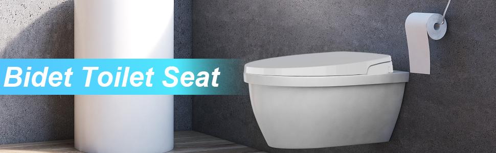 【GARVEE】Bidet Seat, Round Toilet Seat Slow Close, Non-Electric Bidet with Self Cleaning Dual Nozzles, Easy Installation 【GARVEE】Bidet Seat, Round Toilet Seat Slow Close, Non-Electric Bidet with Self Cleaning Dual Nozzles, Easy Installation