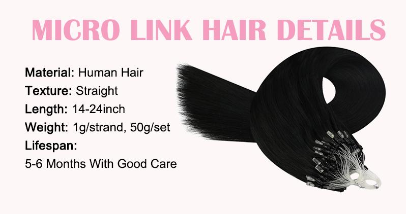 [#1 20inch only $29] YoungSee 14-28 inches Micro Loop Hair Extensions Human Hair Soft and Silky Hair Extensions for Women Micro Ring Extension Human Hair 100% Real Human Hair #TikTokShopBlackFriday SpringStatements