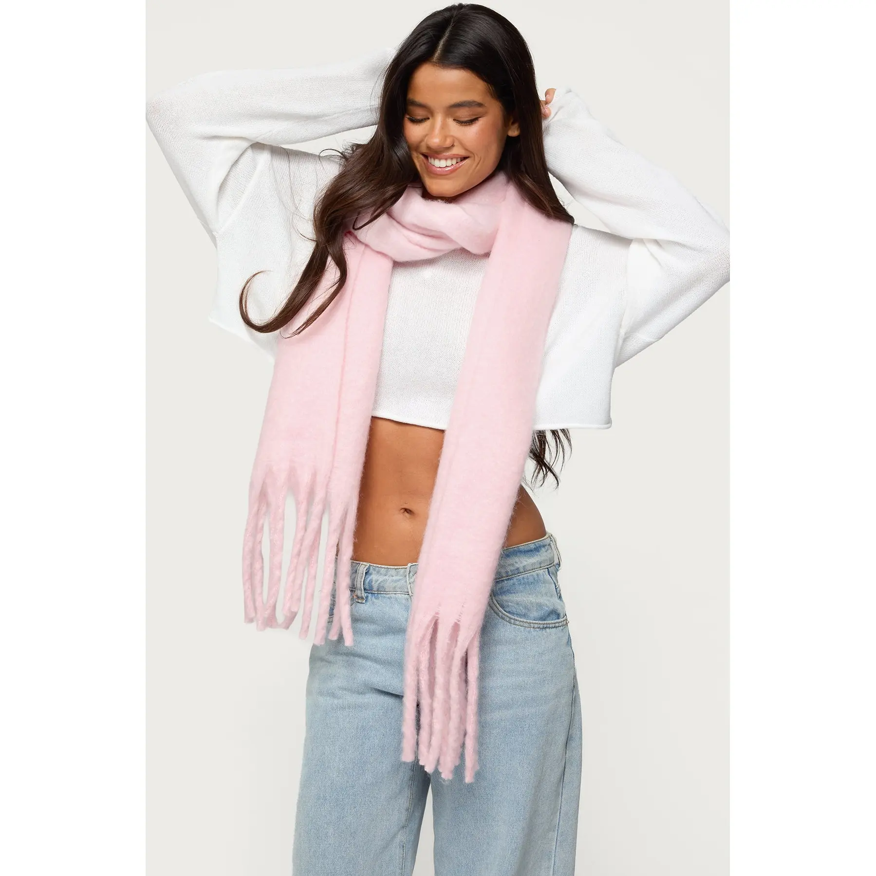 Fringed Chunky Scarf