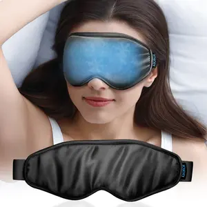 Cooling Gel Eye Mask for Puffy Eyes, FSA/HSA Eligible – Reusable Ice Pack for Migraine & After Surgery Relief, Cold Compress Sleep Mask for Headache, Puffiness & Eye Care, Comfortable Fit