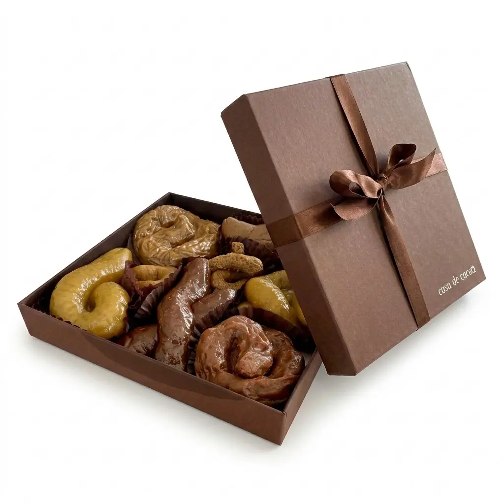 Casa de CacaO Funny Adult Prank Chocolate Box Gag Gift, 8 Squishy Fake Poop - Fun Delivery