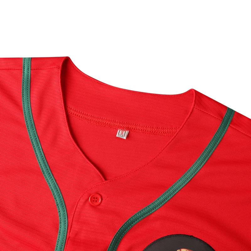 Mexican Pride Baseball Jersey for Men Eagle & FlagButton-Down Dia de la Independencia Edition Virgen deGuadalupe Inspired Authentic Mexican Baseball ShirtVintage Sports Uniform Breathable