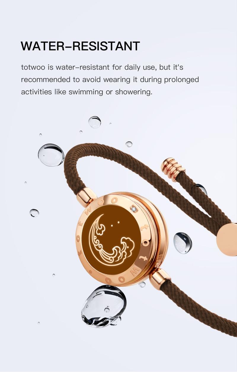 totwoo Mountain&Sea  Long Distance Touch Bracelets  Functional Love Connect Gift For Boyfriend or Girlfriend or your Family