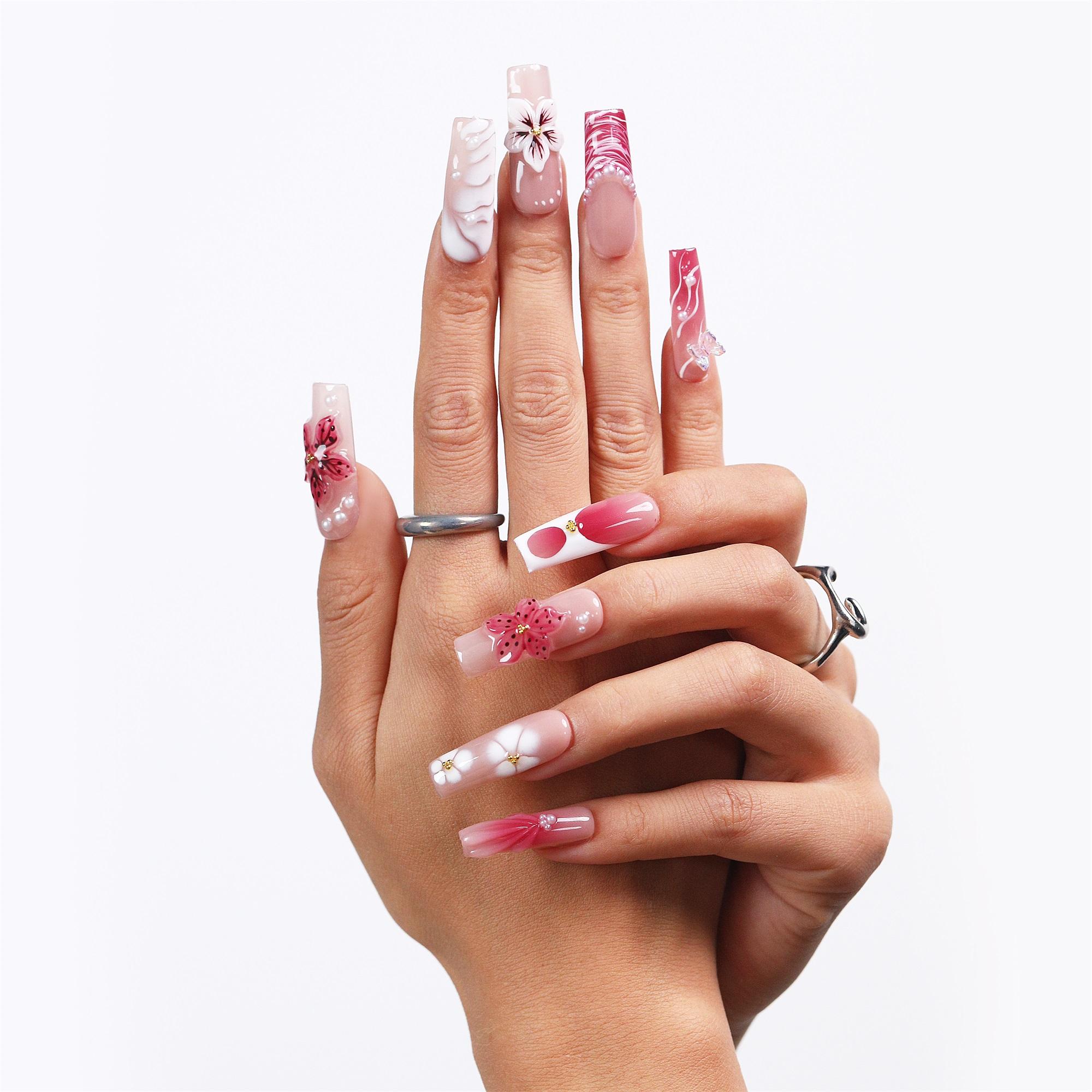 NailVesta Next Gen Collection – 100% Handcrafted 3D Press-On Nails | Reusable, Long-Lasting, Salon-Quality