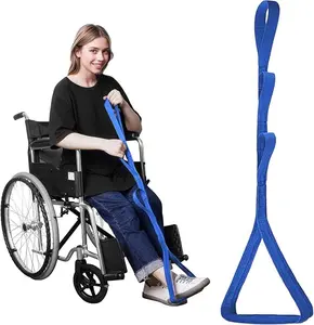 42 Inch Leg Lifter Adjustable Exerciser , Leg Lifter After Hip Replacement, Leg Lifter for After Knee Surgery, Leg Lifter Strap Rigid with Multi Loops, Leg Lifters Getting Legs in and Out of Bed, Car, Couch, Wheelchair Home Trainer
