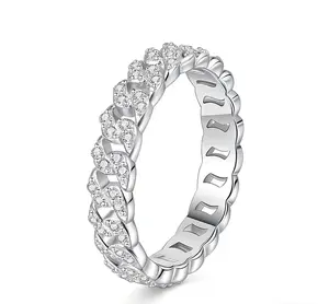 #64 (Harriet）925 Sterling Silver Synthetic Moissanite Ring