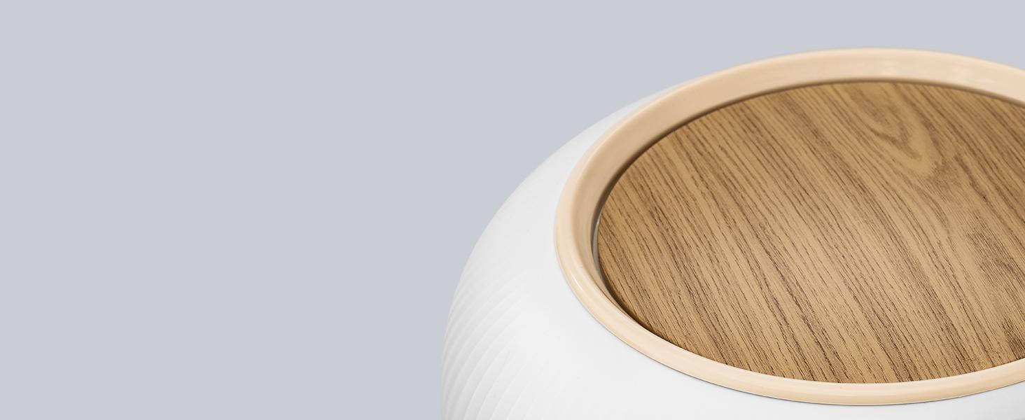 Pukomc Motion sensor trash can, contactless & waterproof, suitable for kitchen, bathroom, bedroom, living room, office, outdoor White Space Saving Nordic Modern Design Environmentally Friendly household items