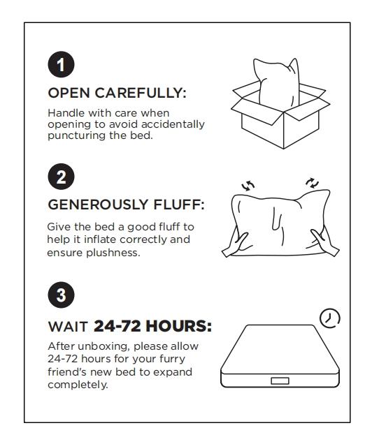 Lesure Thick Warm Washable Pet Mattress for Crate - Cozy Shredded Chopped Foam Pet Bed with Removable Cover, TikTokShopBlackFriday, Cute Modern Fuzzy Plush, Anti Slip Bottom Bedding Pad, Stylish Design for Indoor & Outdoor Use, Perfect for Winter Comfort