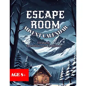Escape Room Advent Calendar: Elf Quest: Operation Save Christmas! age 8 + Paperback – November 5, 2024