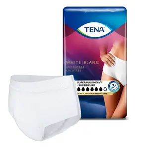 Tena Stylish Incontinence Underwear for Women, Super Plus Absorbency, Extra Large, 56 Count