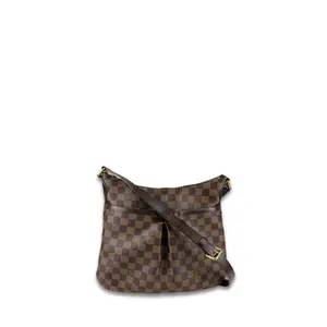 Pre-owned Louis Vuitton Coated canvas Crossbody Bags Damier Ebene Bloomsbury PM