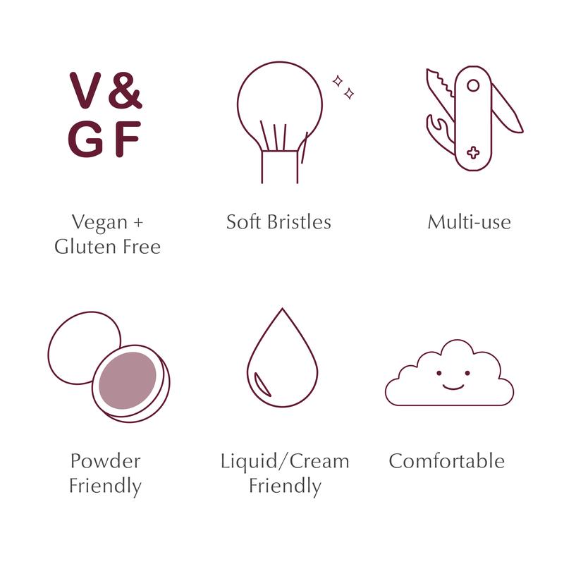 Blush and Highlight Makeup Brush