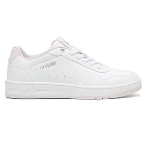 PUMA Womens Court Classy Lace Up Sneakers Shoes Casual - White