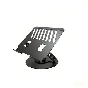 Laptop Stand, Adjustable Desktop Computer Stand with 360° Rotating Base, Ergonomic Laptop Stand, Foldable Desktop Stand, Foldable Computer Desk Stand
