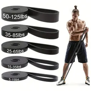 Bluetooth Remote Control Triple Plates Resistance Bands 45mm for Home Body Mobility Strength Training Fitness Bands