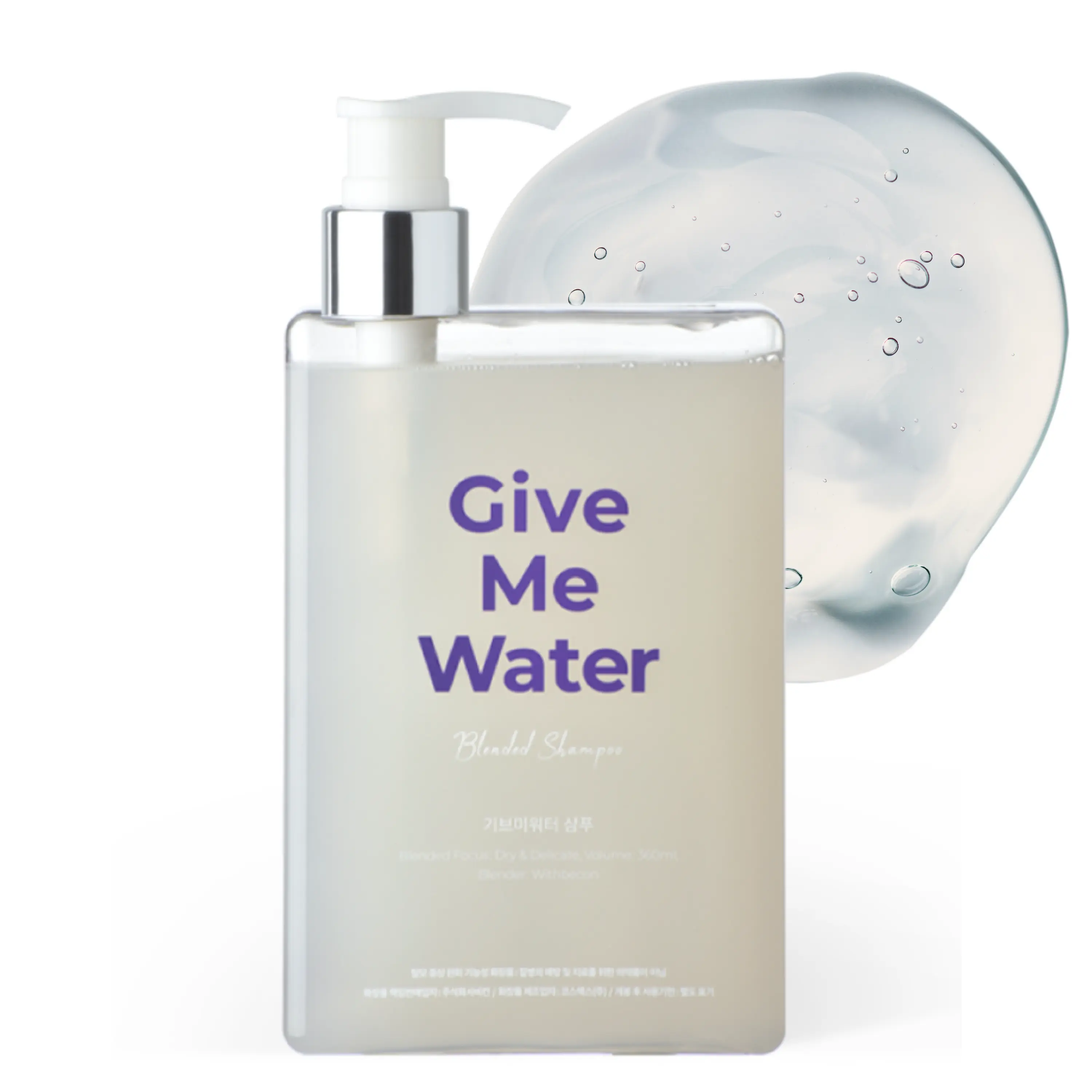 GiveMeWater Shampoo - Professional Hair Loss Solution for Moisturizing & Soothing Dry Scalp 12.17 fl oz Cruelty-Free Natural Ingredients