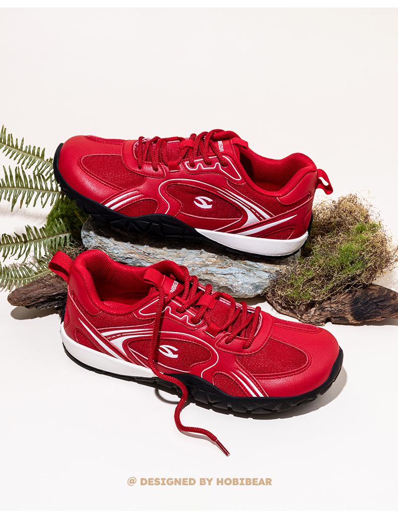 HOBIBEAR Spring/Autumn Women's Training Shoes Breathable Woven Fabric Sneakers with Wide Toes - Comfortable Outdoor Versatile Flats