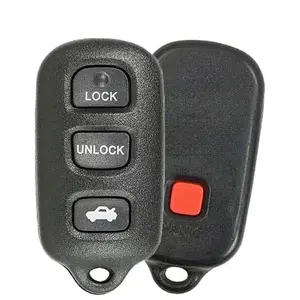 4 Button Remote Keyless Entry for Toyota Camry 1999-2006, Toyota Solara 1998-2003, Pontiac Vibe 2003-2008, Toyota Matrix 2003-2008, Toyota Sienna 1998-2003 FCC ID: GQ43VT14T OE: 89742-AA030